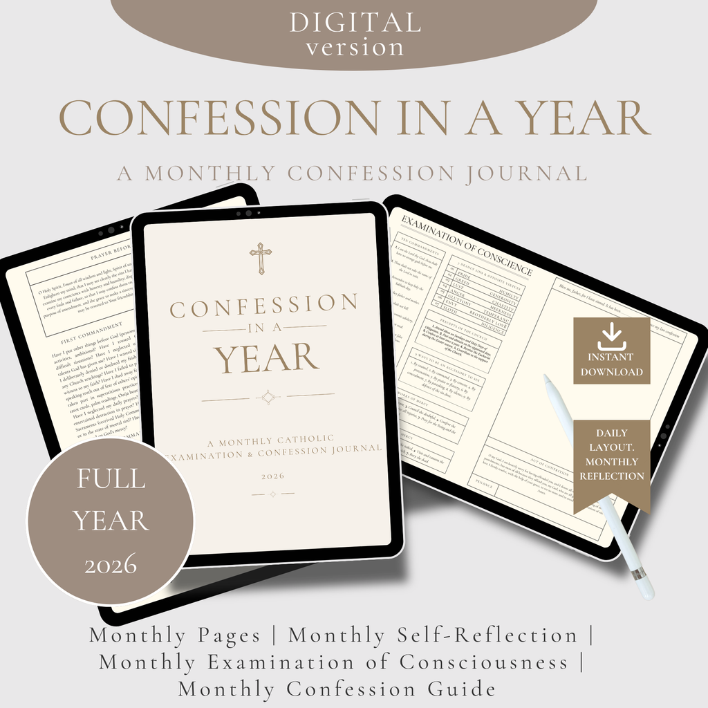 DIGITAL: Confession in a Year: Monthly Examination of Conscious and Confession Guide