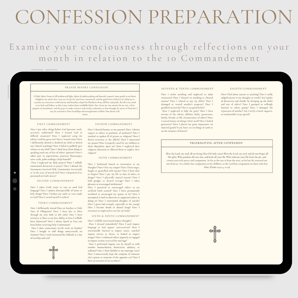 DIGITAL: 2026 Catholic Daily Examination of Conscience Journal